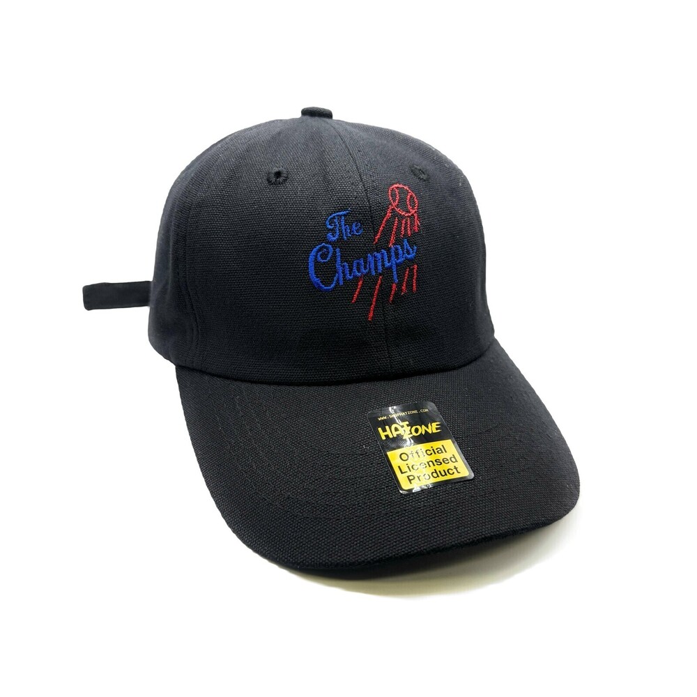 Champs Dad Hat Strapback (Black)